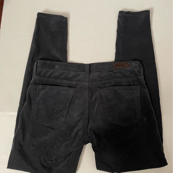 AG Adriano Goldschmied The Legging Super Skinny Velvet Jeans/Leggings - Picture 4 of 13